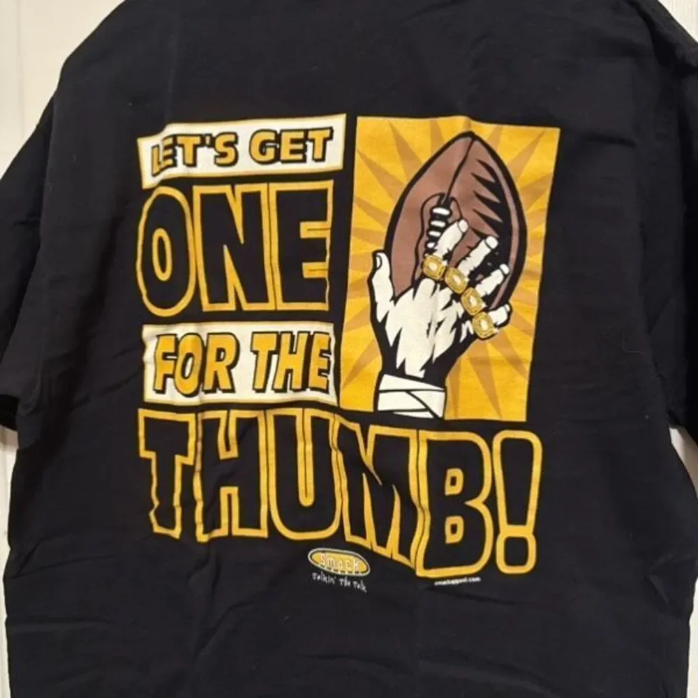 Pittsburgh Steelers Blitzburgh Is Back One For The Thumb Size Large T-Shirt - Picture 6 of 6